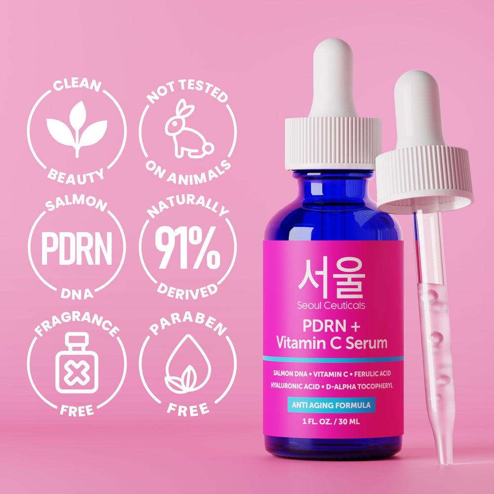 SeoulCeuticals PDRM vitamin C active bottle-back view highlighting antioxidant readiness