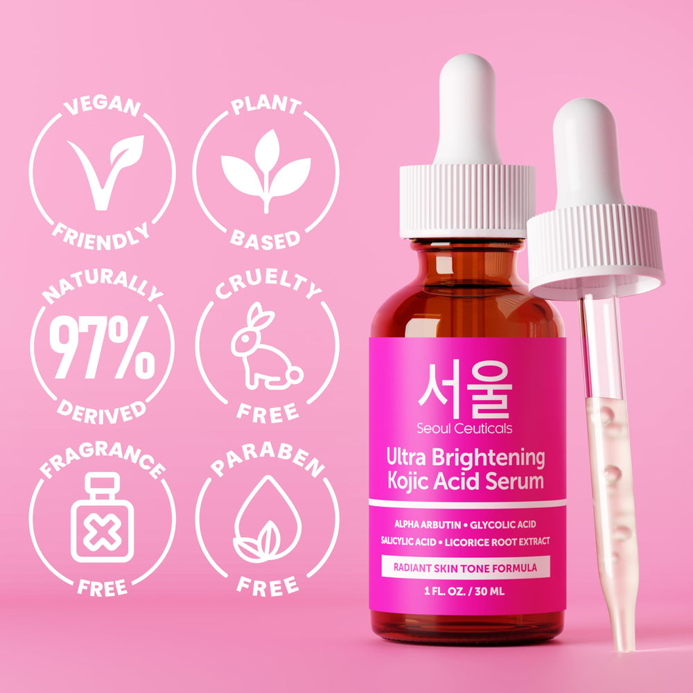 Gota de serum sobre piel, absorción rápida y ligera.