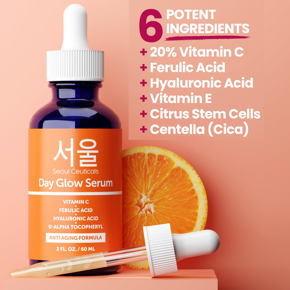 SeoulCeuticals skincare routine banner suggesting daily use.