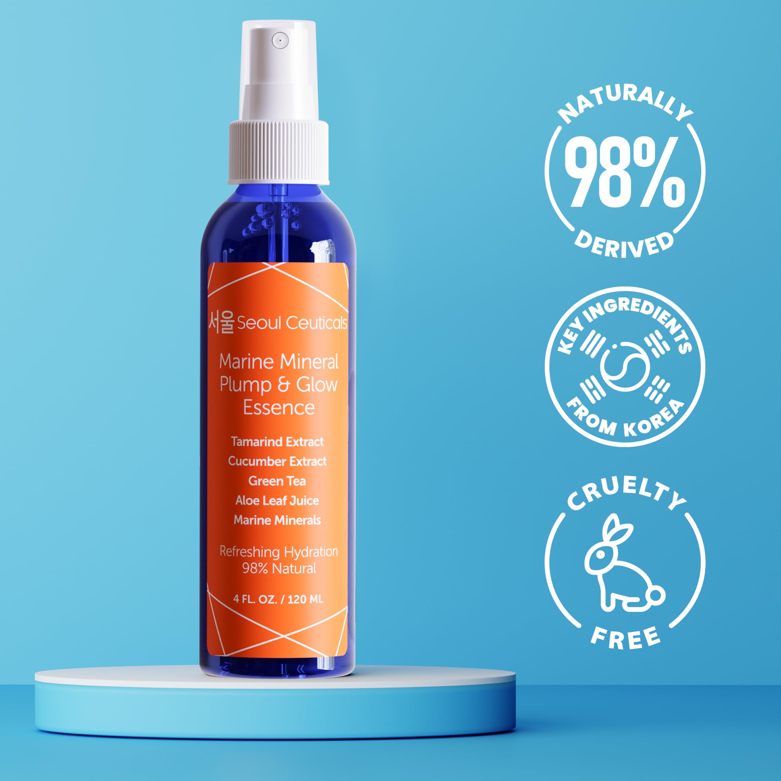SeoulCeuticals Spray facial para refrescar piel y prepararla.