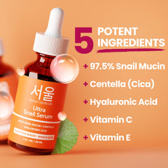 Textura ligera del suero SeoulCeuticals para absorción rápida.