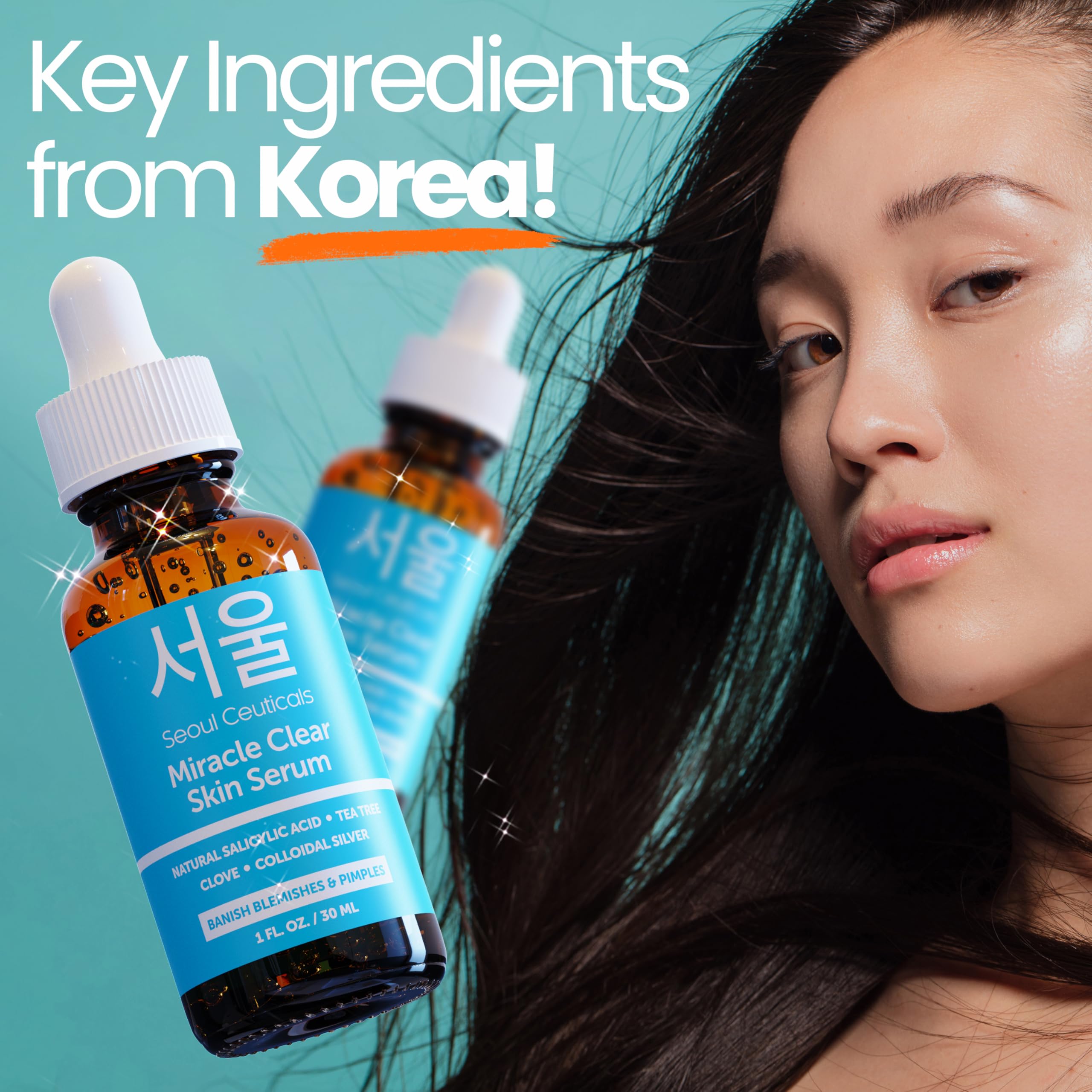 SeoulCeuticals tratamiento acné – empaque y caja atractiva para el cuidado diario.