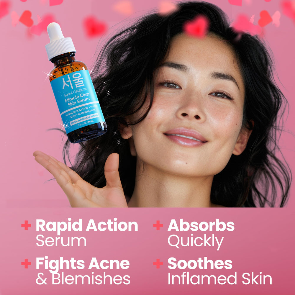 SeoulCeuticals tratamiento acné – textura ligera y rápida absorción para piel sensible.