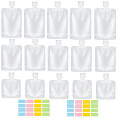 SEQUHITKU 17-pack travel pouches with leak-proof design protect luggage on trips