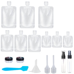 SEQUHITKU 17 pack leakproof pouches protect luggage from spills