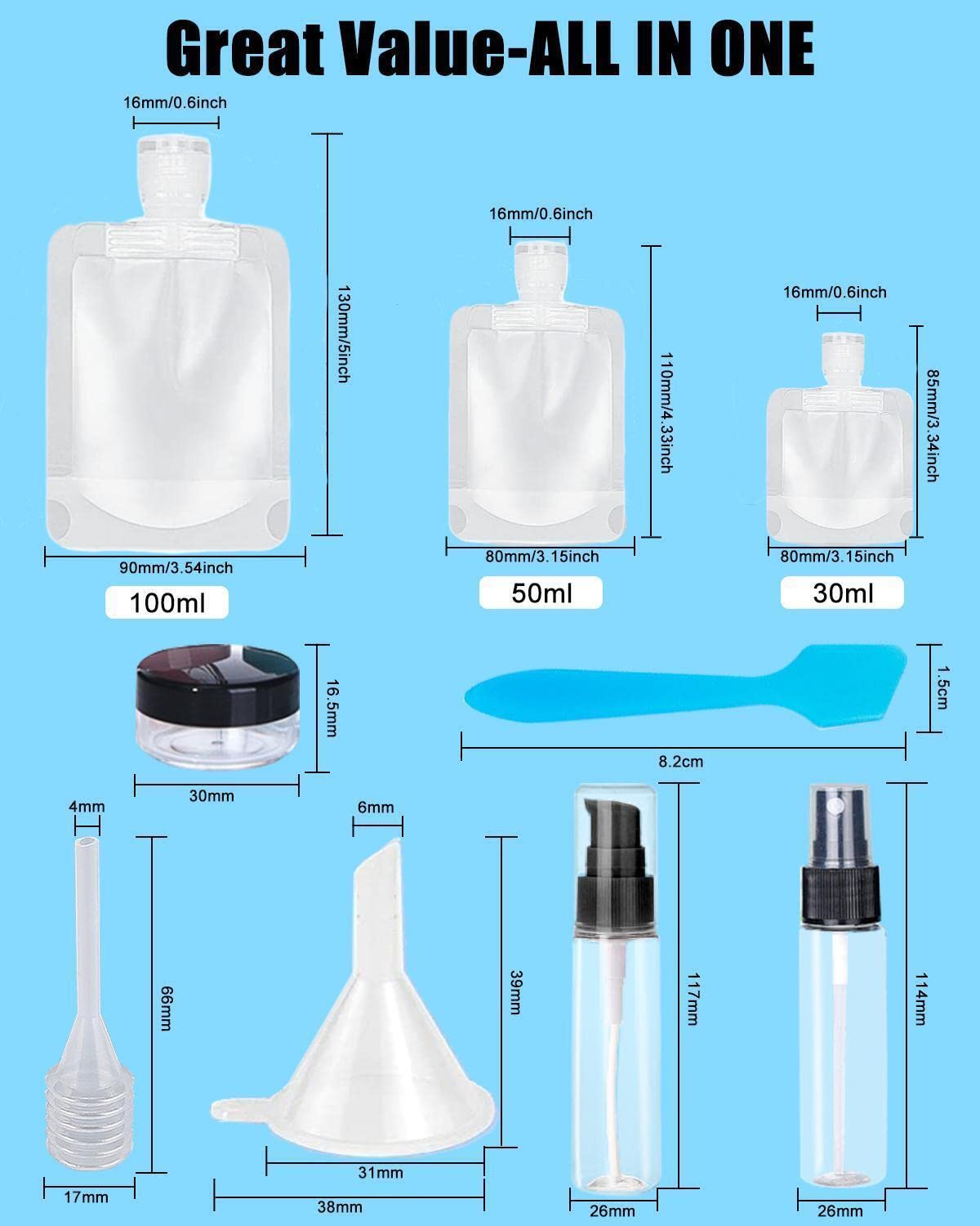 SEQUHITKU wide opening pouches ease filling and cleaning