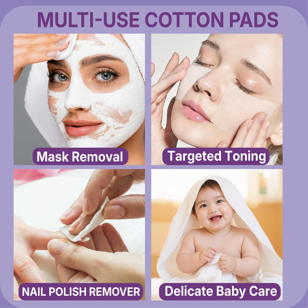 Serenorch 70-count cotton pad set for daily skincare.