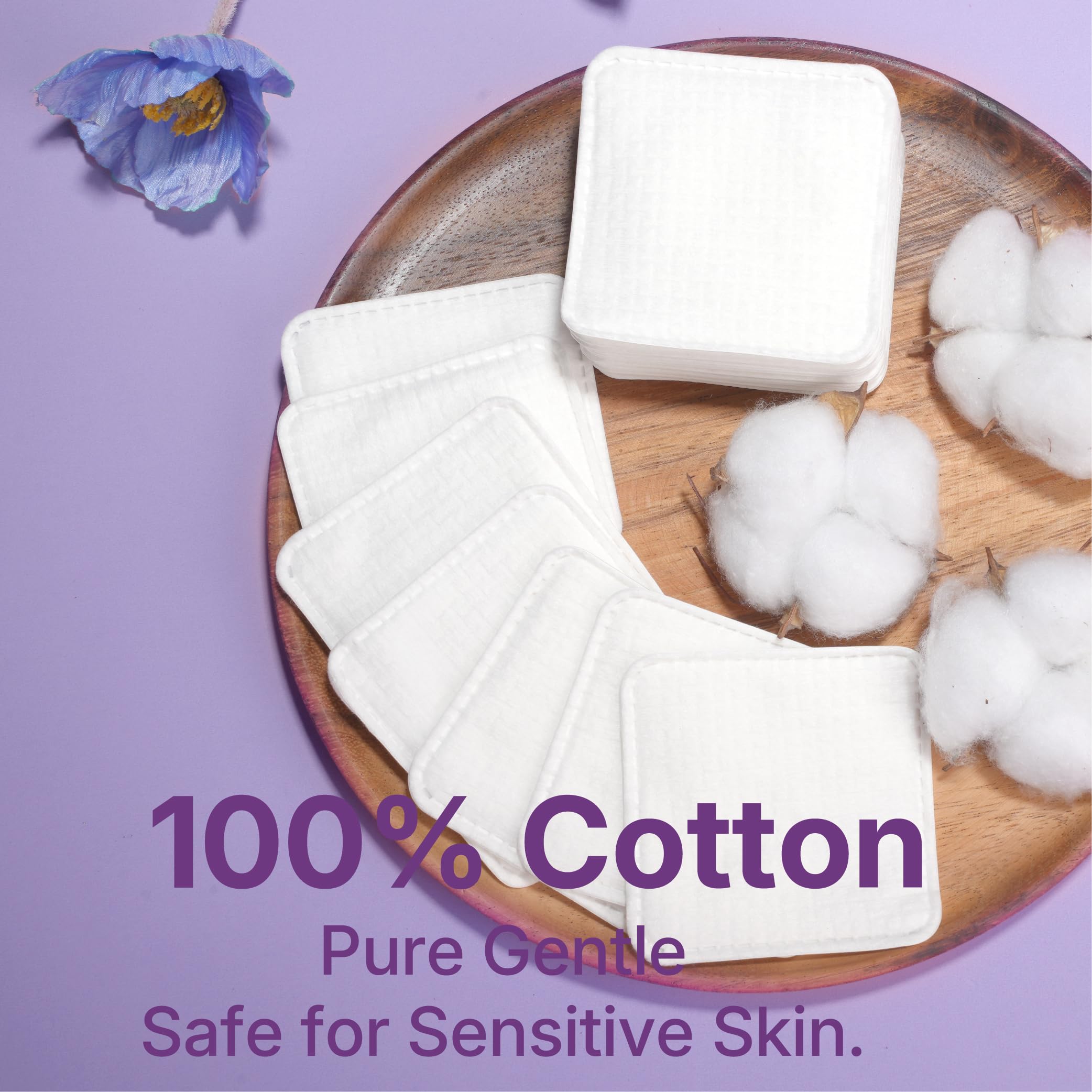 Serenorch packaging box keeps cotton pads hygienic and ready.