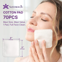 Close-up of Serenorch triple-layer pad showing durable, lint-free surface.