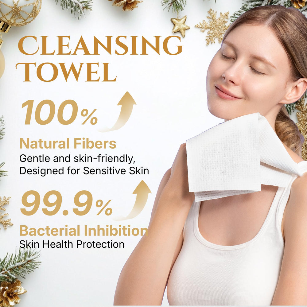 Makeup removal is easy with or without water for quick cleansing.