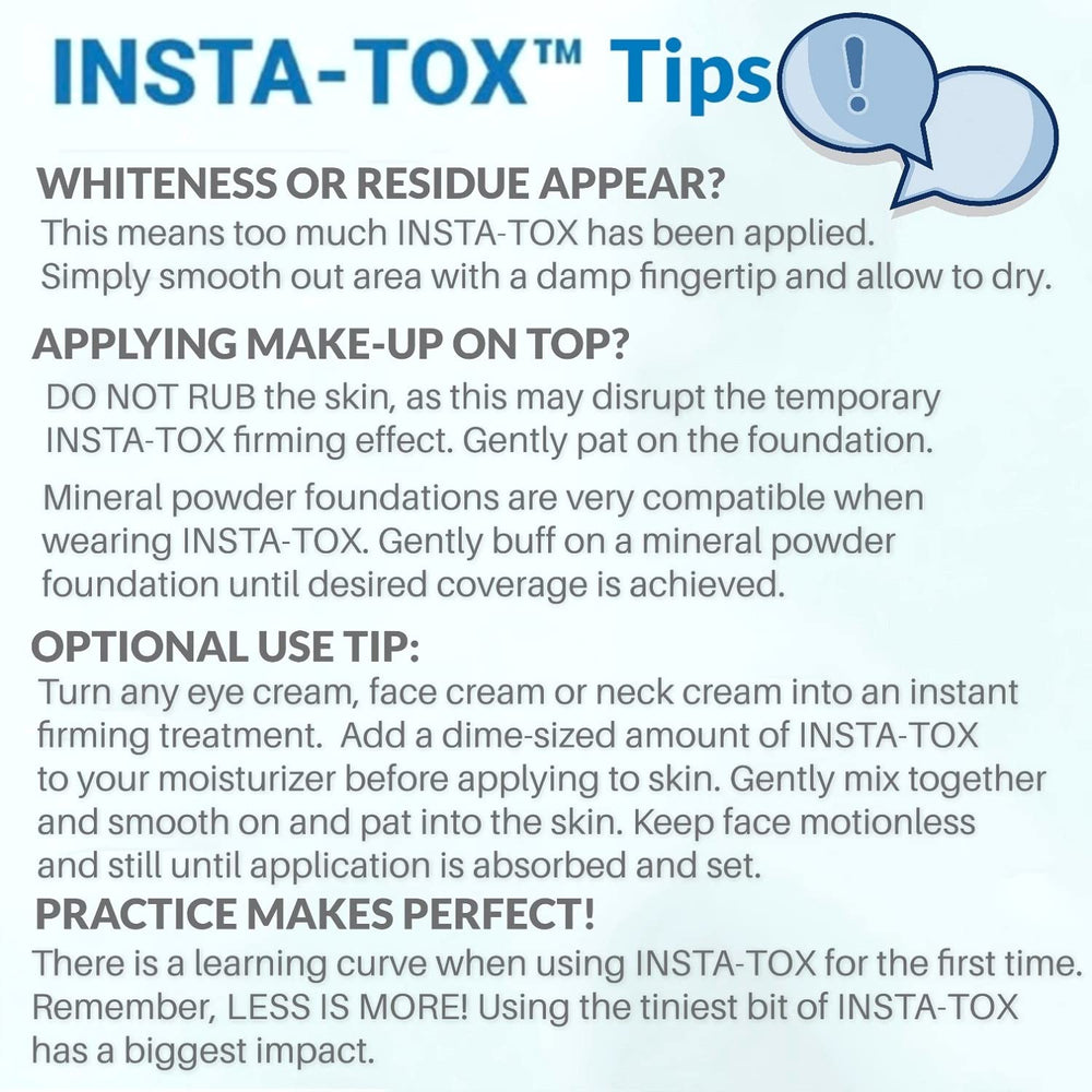 Serious Skincare INSTA-TOX eye-area application improves crows-feet visibility