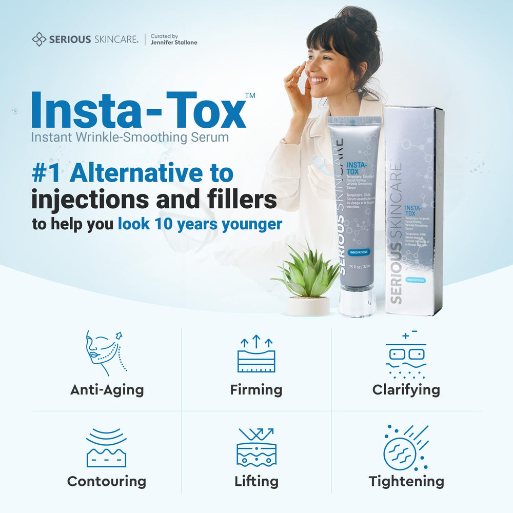 Serious Skincare INSTA-TOX pore blurring effect on enlarged pores