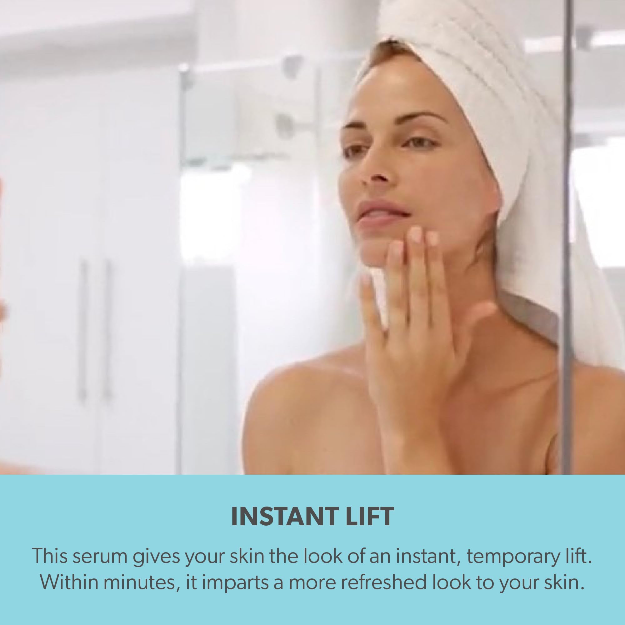 INSTA-TOX pores minimize close-up suggesting smoother texture