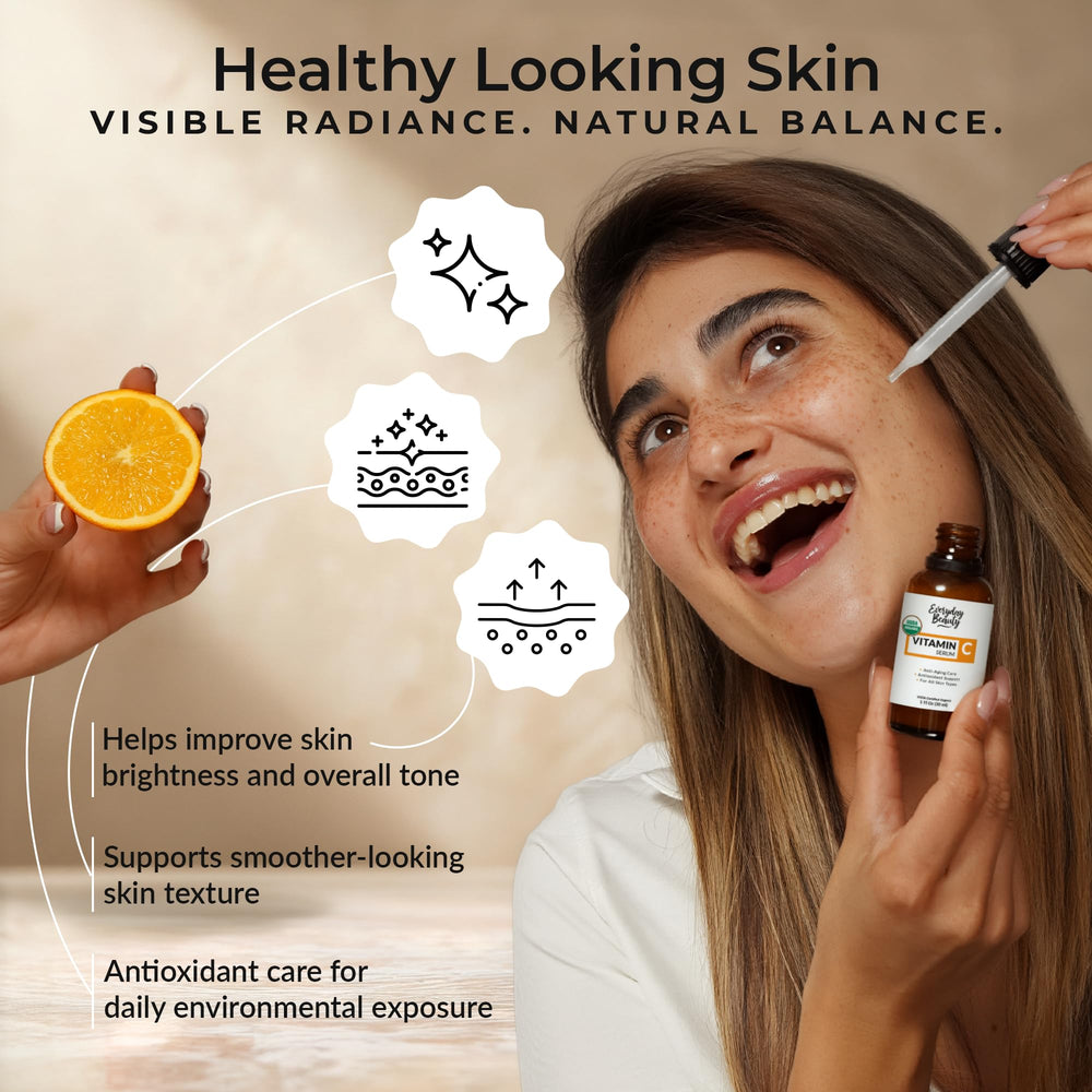 Textura suave y sedosa del Sérum Vitamina C Orgánico para absorber rápido.