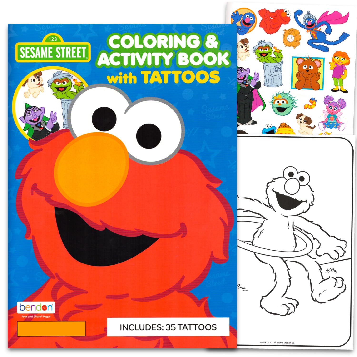 Sesame Street Elmo temporary tattoos showcase beloved characters for quick, fun party rewards.
