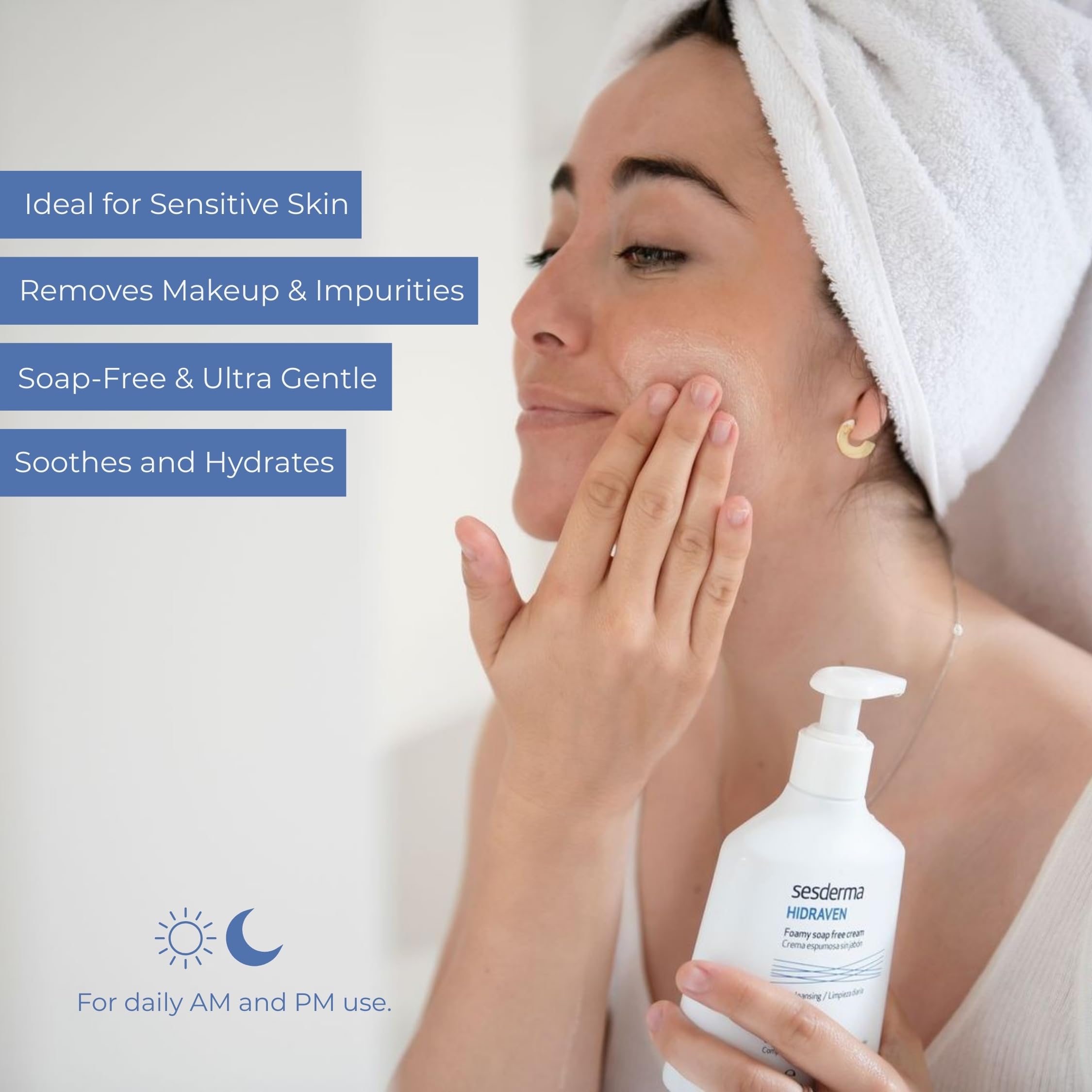 Sesderma HIDRAVEN delicate skin routine suitable for sensitive skin.