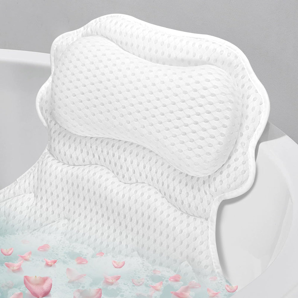 SetSail almohada de baño para cabeza y cuello, soporte ergonómico durante el baño.
