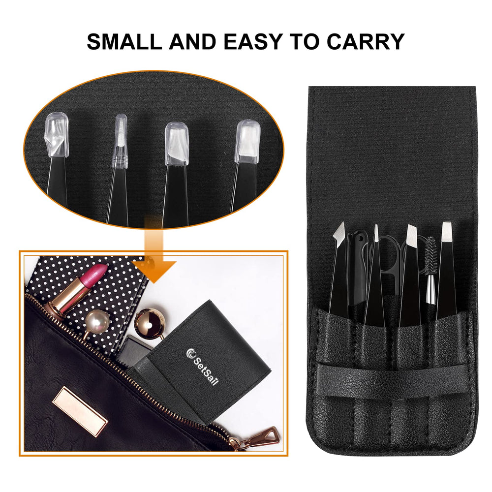 SetSail gift-pack packaging tweezers set, ideal for travel or gifting.