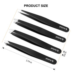SetSail slant tweezers offer broad coverage for shaping eyebrows with steady control.