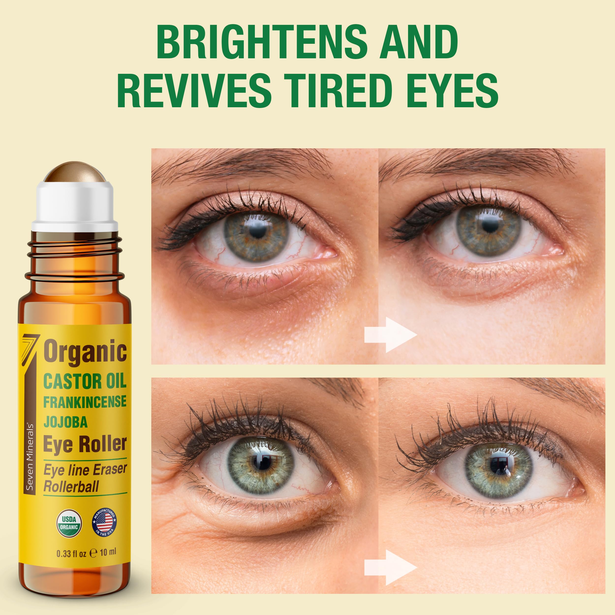 Seven Minerals Embalaje compacto, ideal para retoques en cualquier momento.