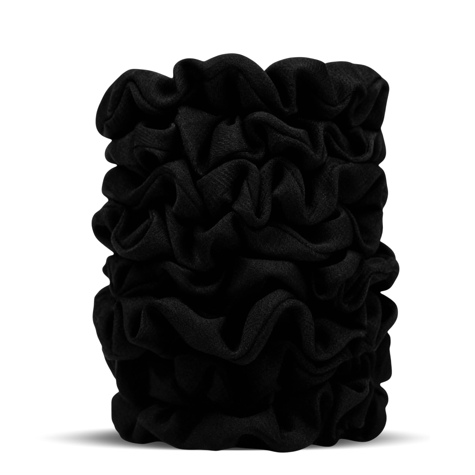 Gift-ready SEVEN STYLE satin scrunchies packaging for holidays