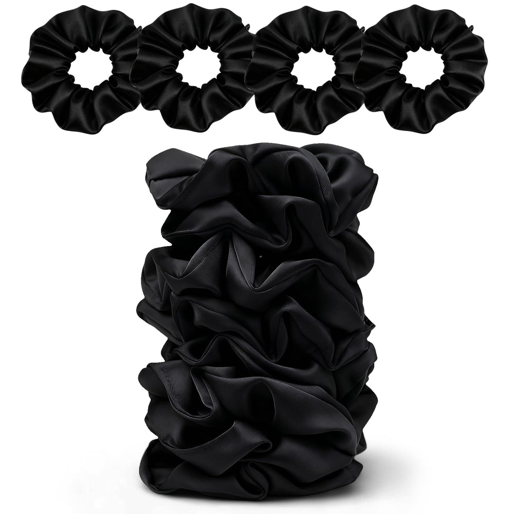 SEVEN STYLE satin scrunchies sleep-friendly option for frizz control.