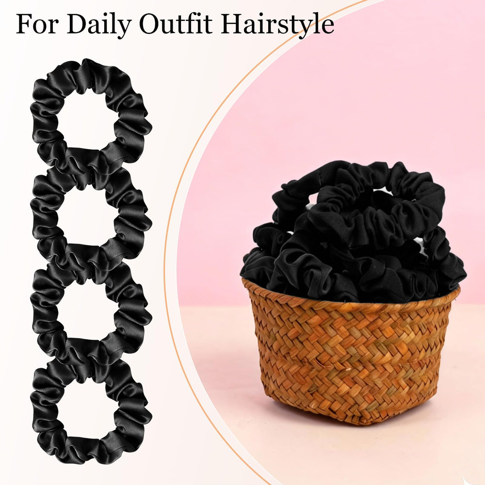 Scrunchies in wear: ponytail with secure crease-free finish by SEVEN STYLE