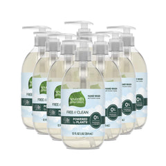 Seventh Generation fragrance-free hand soap bottle highlighting gentle cleansing for sensitive skin