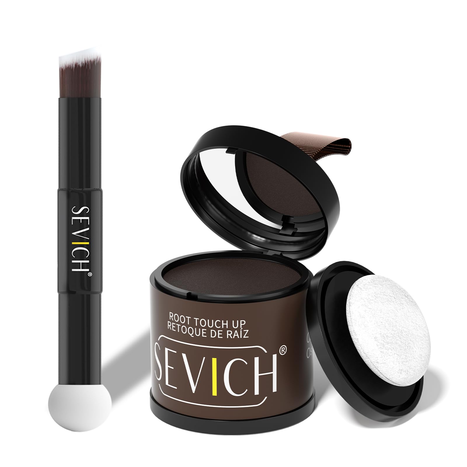 SEVICH Hairline Powder 10g compact for on-the-go touch-ups and instant coverage.