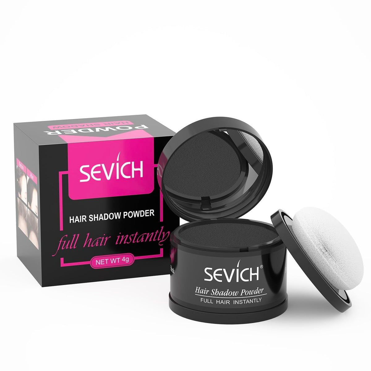 SEVICH Hairline Powder covers thinning areas for a natural look you can trust.