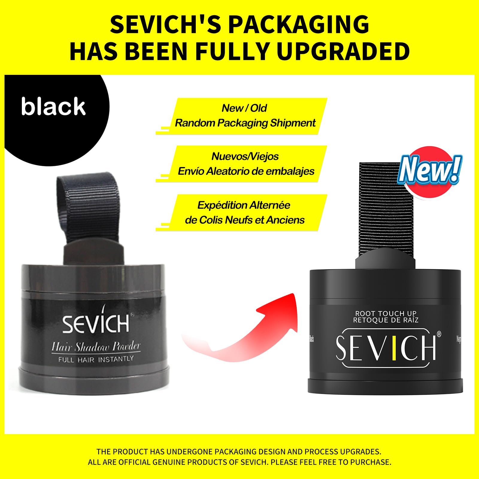 SEVICH Hairline Powder ideal for quick touch-ups between events.