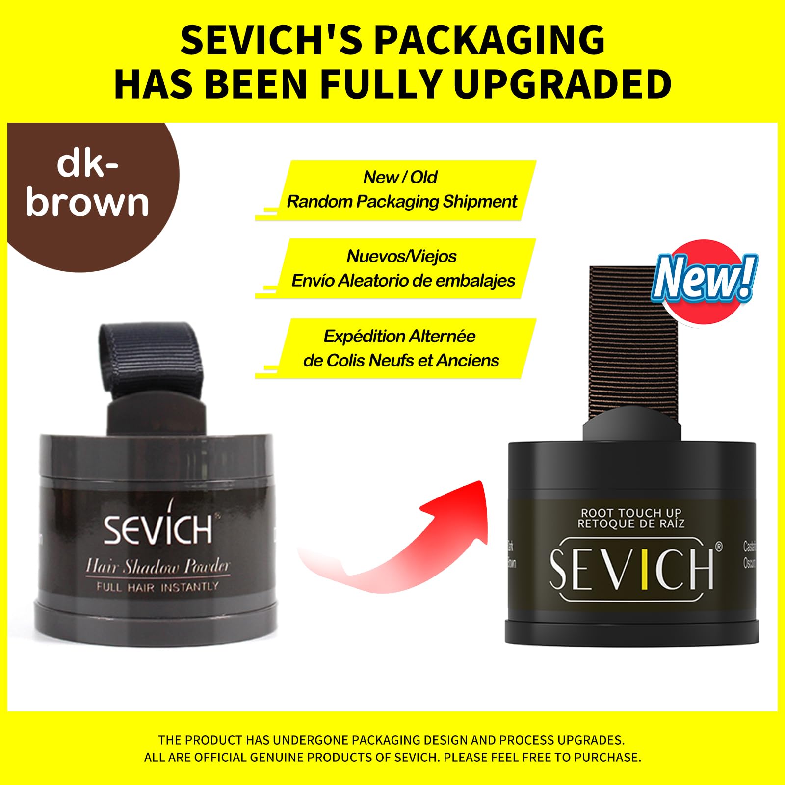 SEVICH Hairline Powder stays natural under daylight with consistent finish.