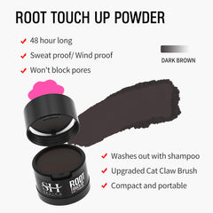 Sevich Hairline Powder top puff supports targeted blending for natural edges.