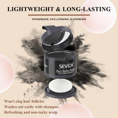 SEVICH Instantly Hairline Shadow application puff for on-the-go touch-ups