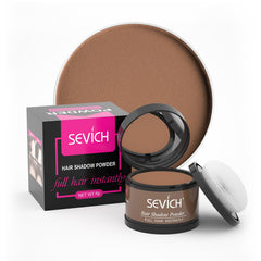 SEVICH Instantly Hairline Shadow compact mirror showing quick, natural coverage for thinning areas