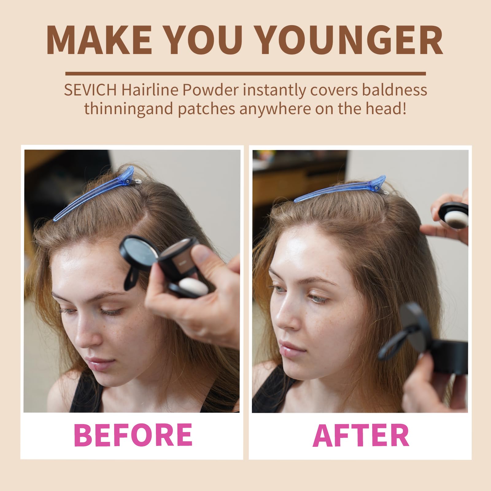 SEVICH Instantly Hairline Shadow waterproof and windproof for all-day wear