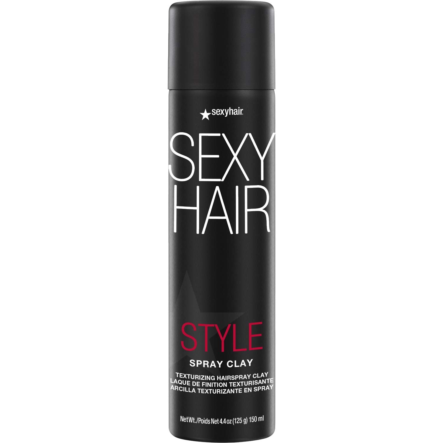 SexyHair Arcilla en aerosol texturizante: textura ligera y acabado mate para todo tipo de cabello.