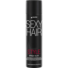 SexyHair Arcilla en aerosol texturizante: textura ligera y acabado mate para todo tipo de cabello.