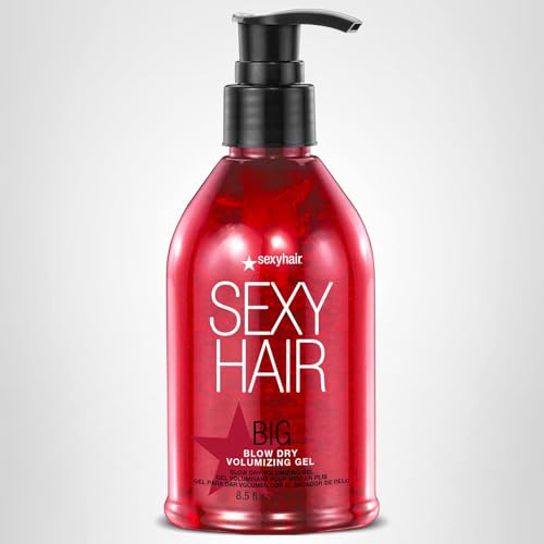 Primer para peinado con SexyHair Big Blow Dry Gel, mejora la manejabilidad.