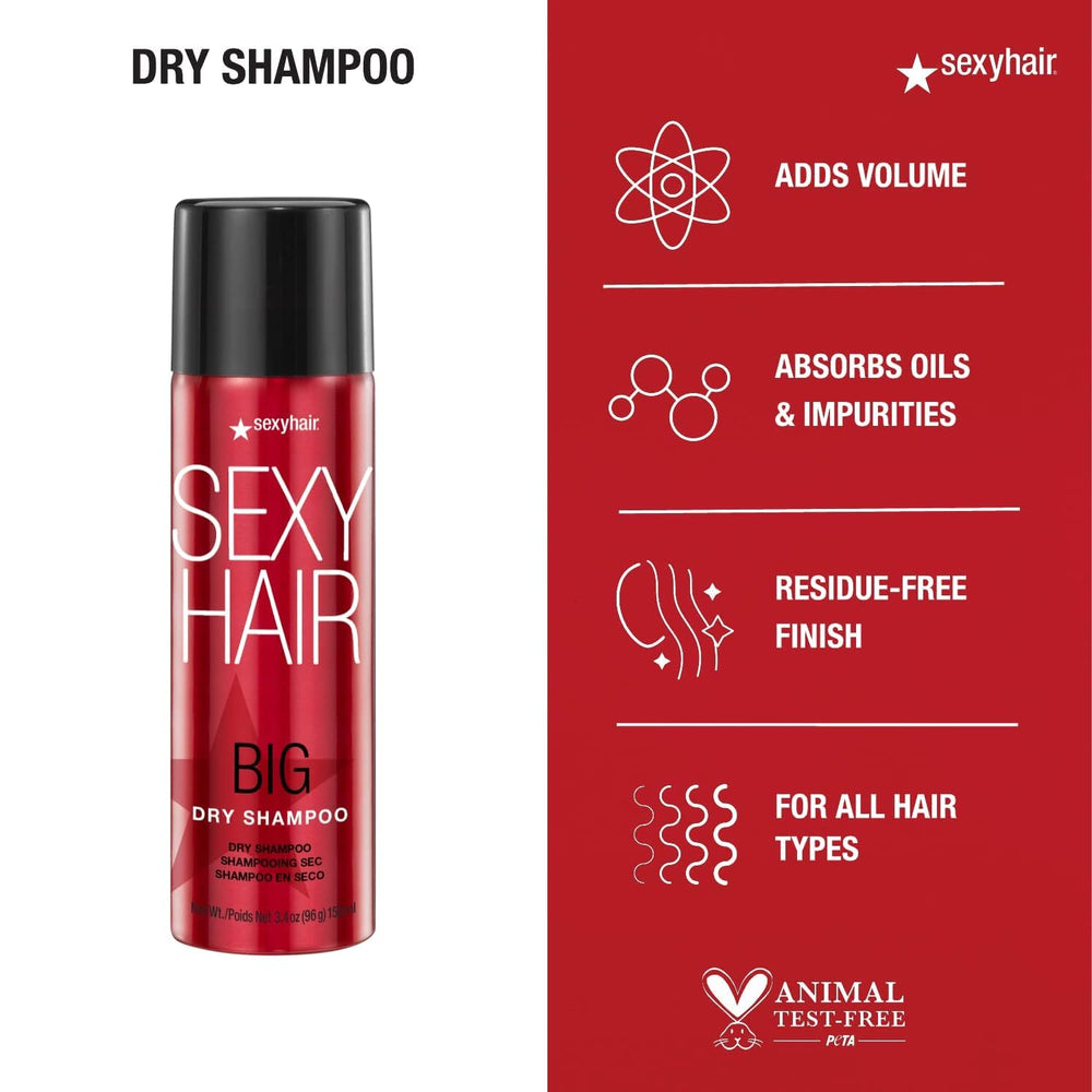 SexyHair Big Dry Shampoo ofrece frescura de hasta 72 horas
