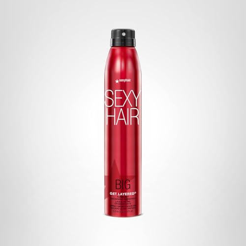 SexyHair Big Get Layered: control de estilo con brillo envolvente.