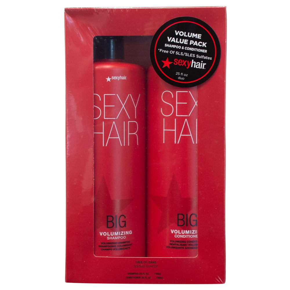 SexyHair Big Sexy Hair volumizing conditioner bottle boosts manageability and shine