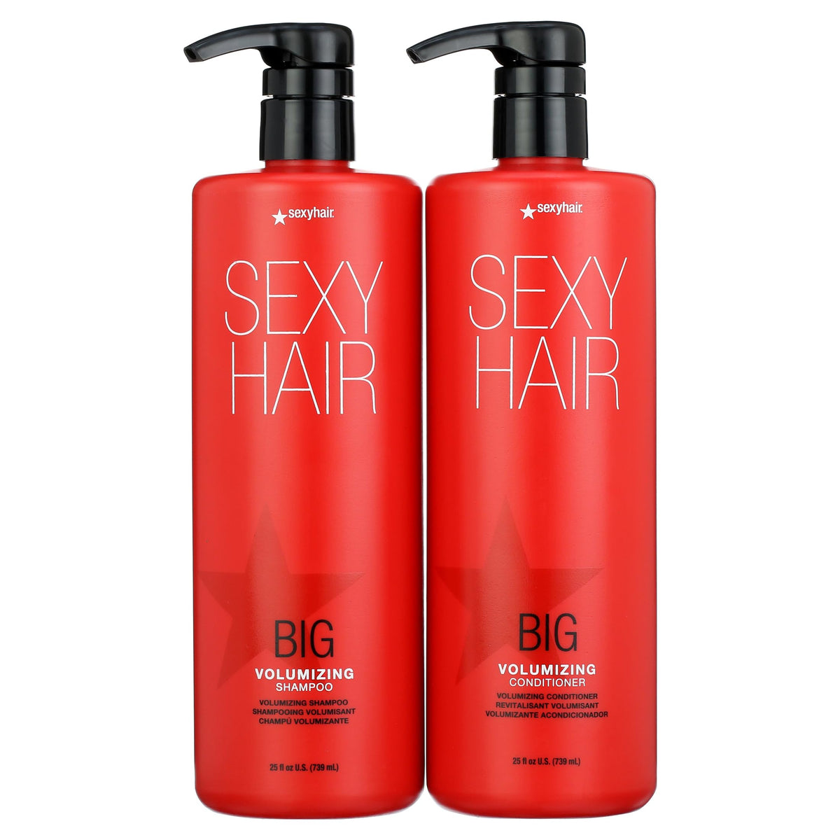 SexyHair Big Sexy Hair volumizing shampoo bottle for volume and hydration