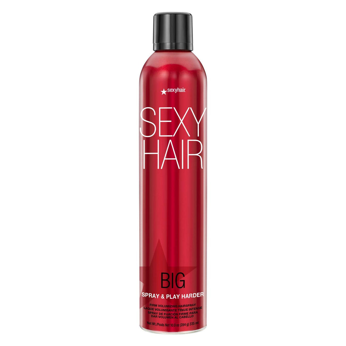 SexyHair Big Spray: botella de 10 oz para fijación duradera y volumen.