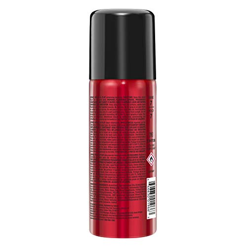SexyHair Big Spray & Play, acabado brillante sin residuos visibles.
