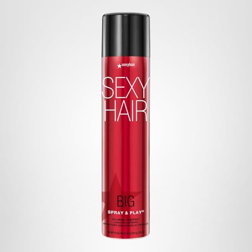SexyHair Big Spray & Play: acabado brillante para todo tipo de cabello.