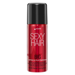 SexyHair Big Spray y Play en lata de viaje para fijación duradera y volumen