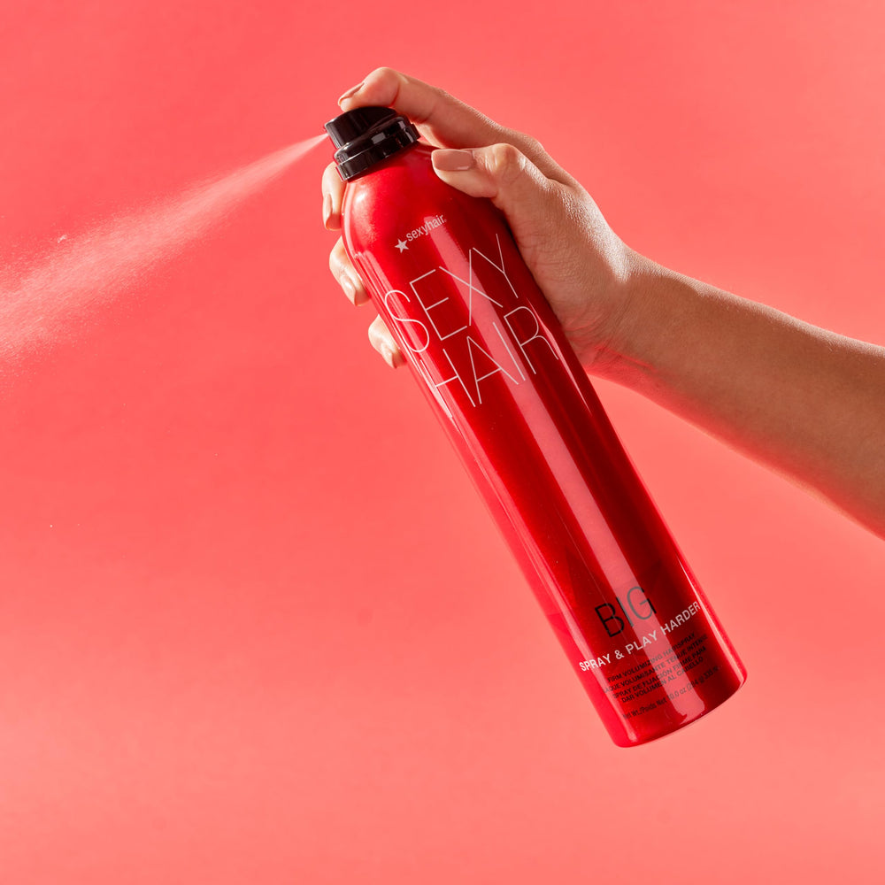 SexyHair Big Spray y Play resistencia a la humedad para climas difíciles