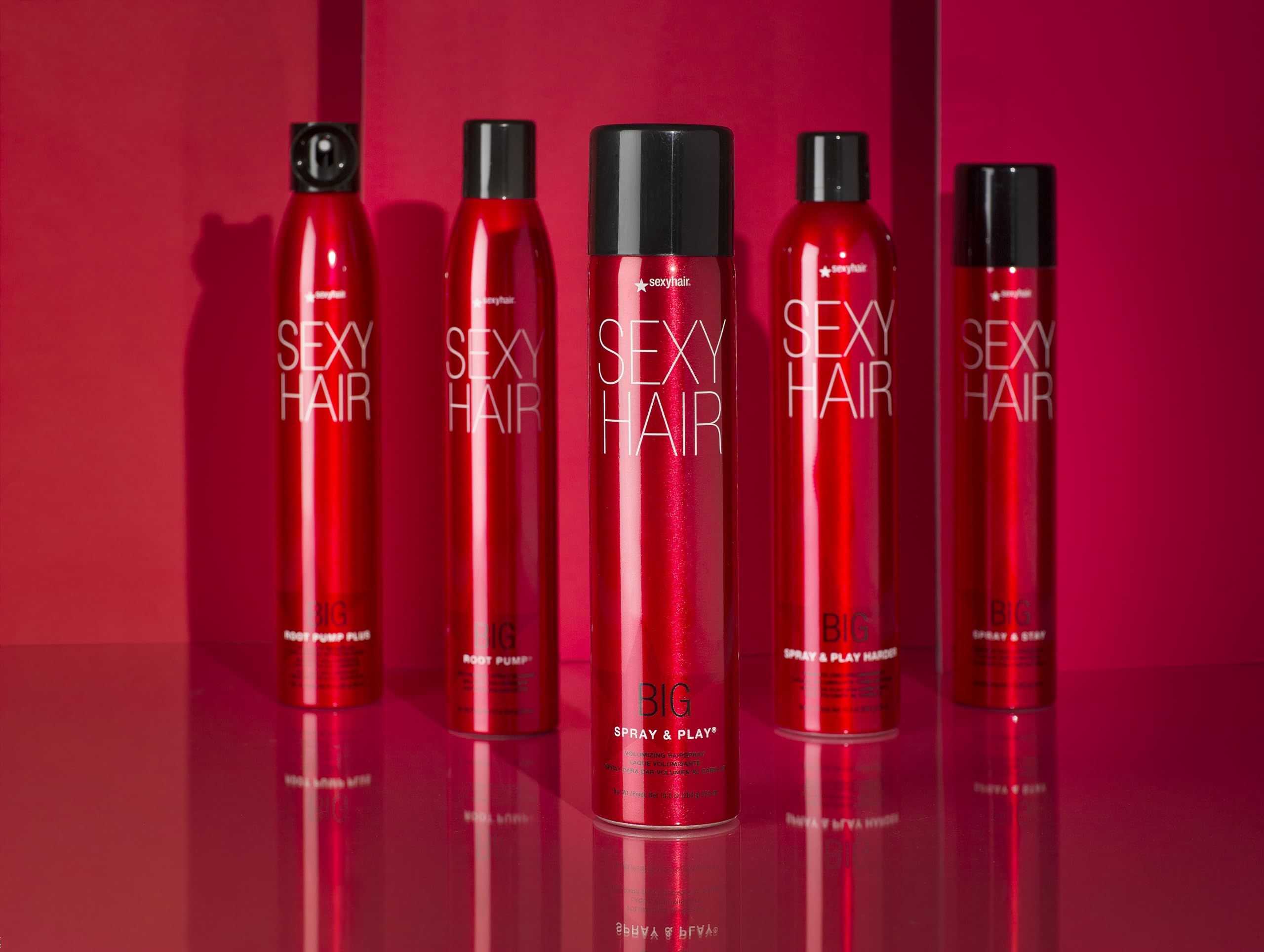 SexyHair Big Spray y Play volumen alto para peinados con cuerpo