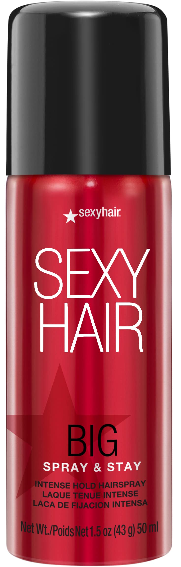 SexyHair Big Spray & Stay: botella frontal con fijación duradera para todo el día